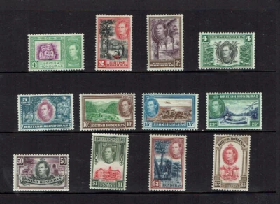 Honduras Británica: 1938 KGVI definitivo, completo, como nuevo con bisagras Foto 1 de 2