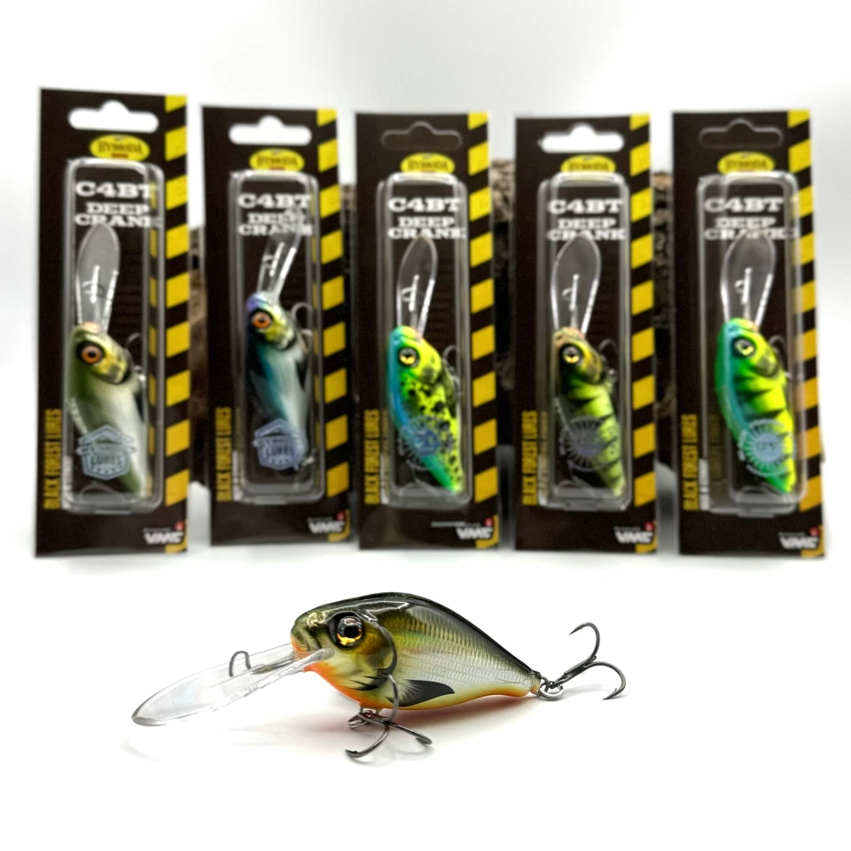 Hybrida C4BT Deep Crank 6,5cm 18,5g 6 Farben Barsch Rapfen Hecht Crankbait - Bild 1 von 1