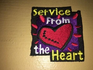 Girl Scout Patch- Service from the Heart - New - Qty 1 -v2 - Picture 1 of 1