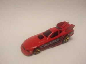 Hot Wheels T9976 Ford Mustang 2010 red Hustle diecast funny car - Zdjęcie 1 z 5