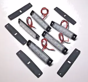 5 luces LED blancas BBT 12 VDC grandes impermeables - Imagen 1 de 2