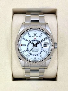 NEW 2025 Rolex Sky-Dweller 42mm 336934 Stainless Steel Oyster White Dial - Picture 1 of 7