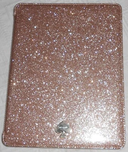 Kate Spade NY Tablet Case Cover Hardcase Sparkling Pink Rose Golden VGC - Zdjęcie 1 z 6