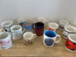 Lot Of souvenir Mugs Vintage To New Portland And More - Picture 1 of 8
