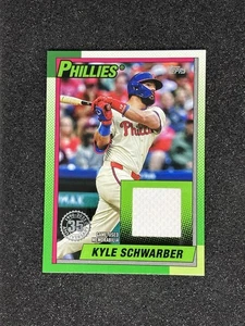 2025 Topps Series 2 Baseball Kyle Schwarber Game Used Memorabilia Phillies - Picture 1 of 2
