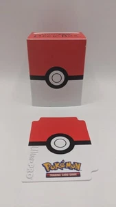 Ultra Pro Pokemon Pokeball Design Top-Loading Deck Box Retro 2013 Red & White - Picture 1 of 7