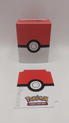 Ultra Pro Pokemon Pokeball Design Top-Loading Deck Box Retro 2013 Red & White - Image 1 of 4