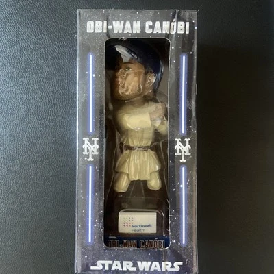 Bobblehead 2019 NY Mets Robinson Cano Obi-Wan Canobi Star Wars nuevo en caja Foto 1 de 4