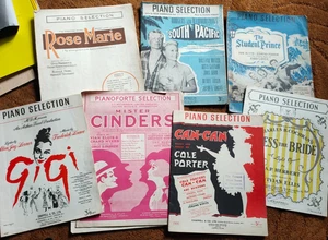Musicals Komödie Klavier Lied Noten Restposten Vintage Pianoforte Chappell - Bild 1 von 22