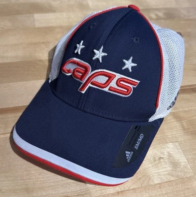 NWT Washington Capitals Hat NHL Hockey fitted adidas size s/m - Image 1 of 4