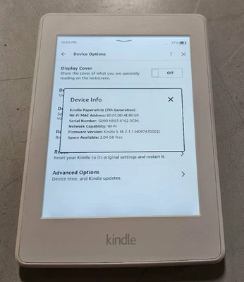 Amazon Kindle Paperwhite (7th Generation) 6" 4GB Wi-Fi TESTED - Image 1 of 3