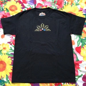 Kids Unisex Island Heritage Philippines Short Sleeve Graphic T-Shirt Black L/XL - Picture 1 of 6