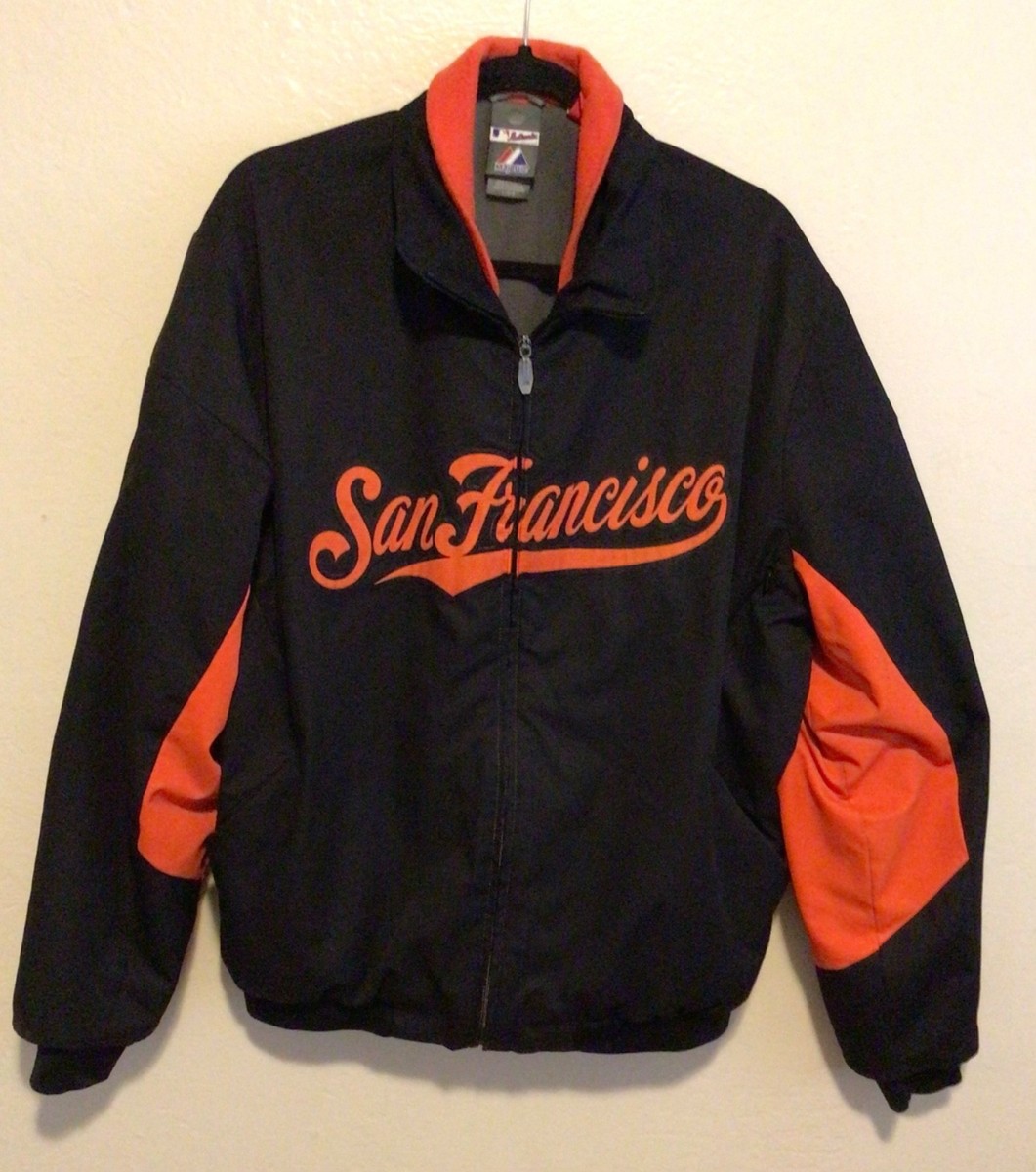MLB San Francisco Giants MajesticジャケットS San Francisco Giants Majestic Jacket Mens Size Large Gray