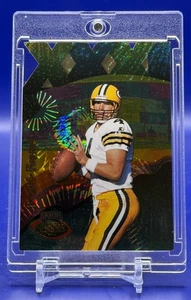 1996 BRETT FAVRE Playoff Illusions XXXI Spectralusion Dominion DieCut  SP - Picture 1 of 5