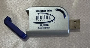 USB Converter Drive Secure Digital Concepts Card Reader/Writer, SD/MMC- Sakar - Picture 1 of 7