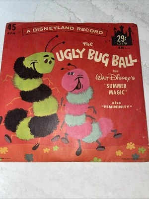 Disneyland Ugly Bug Ball Lg-770 7" 45rpm Rare Walt Disney Femininity 1962 - Image 1 of 4