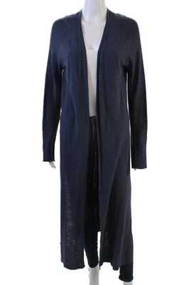 360 Свитер женщин кардиган темно синий 100% хлопок длинным рукавом размер S - Изображение 1 из 4