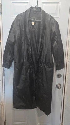 Chaqueta de cuero y gamuza Marco Morani vintage años 90 larga trinchera gótica alt egirl y2k Foto 1 de 4