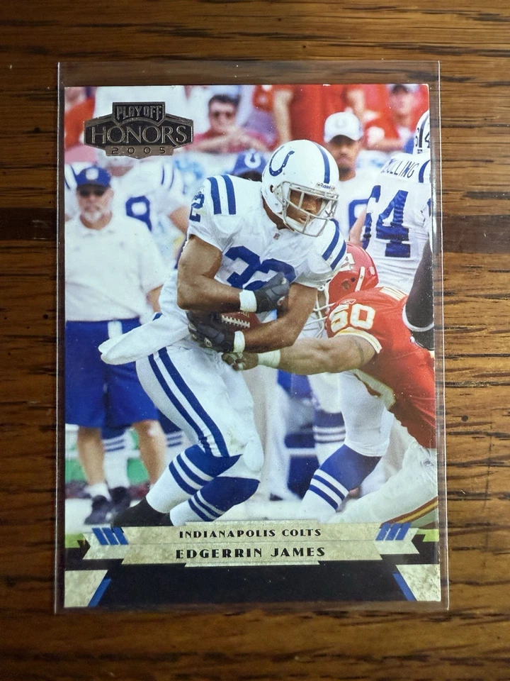 2005 Playoff Honors Edgerrin James #44 Indianapolis Colts - Image 1 of 2