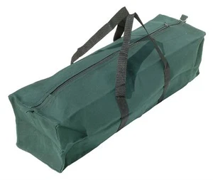 Canvas Tool Bag 24" 610mm Green, Water Resistant Heavy Duty With Zip And Handles - Picture 1 of 1