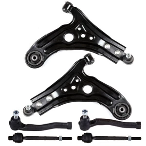 6Pcs Front Lower Control Arm Ball Joint Tie Rod For 2004 05-2011 Chevrolet Aveo - Foto 1 di 1
