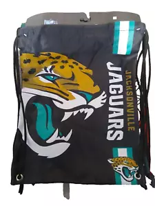 MOCHILA NFL JACKSONVILLE JAGUARS CORDÓN BOLSA DE LAVANDERÍA CAMPAMENTO PLAYA - Imagen 1 de 1