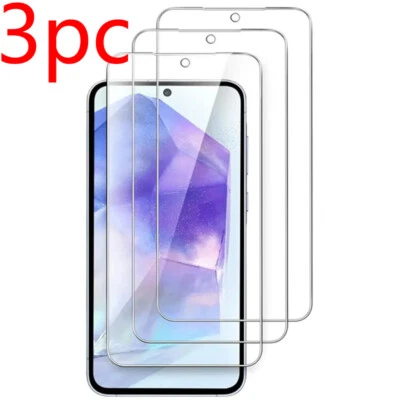 3Pcs Screen Protector for Samsung Galaxy A32 A22 A15 A14 Tempered Glass Film - Image 1 of 3