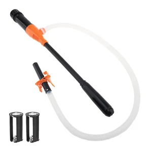 Battery Powered Electric Fuel Transfer Siphon Pump Gas Oil Water Liquid 2.4 GPM - Picture 1 of 8