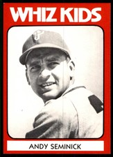1980 TCMA 1950 PHILADELPHIA PHILLIES WHIZ KIDS #9 ANDY SEMINICK PHILADELPHIA