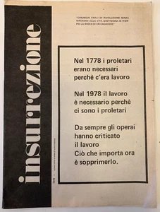 Aufstand 1978 Einzelausgabe Radikale Kritik Situationismus + Zentralplakat - Bild 1 von 9