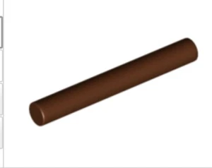 LEGO BULK LOT of 75 REDDISH BROWN MINIFIGURE WAND ARROW BARS 3L #87994 - Picture 1 of 1