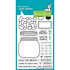 Lawn Fawn Clear Stamps - How You Bean? (LF1325)
