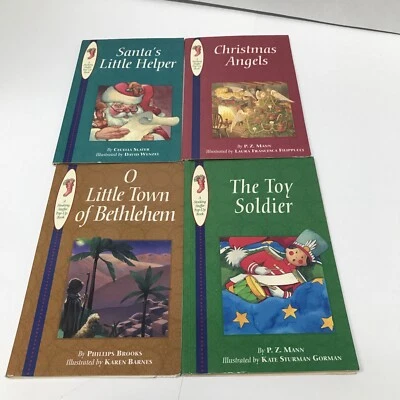 Stocking Stuffer Pop-up Books Lot of 4 1994 Angels, Soldiers, Bethlehem, helpers - Image 1 of 4