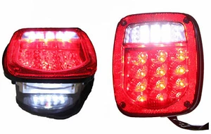 Remolque de luces traseras LED para Jeep CJ YJ TJ Rubicon todoterreno WARR - Imagen 1 de 4