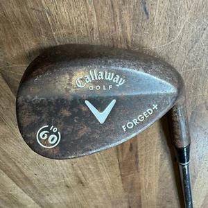 Callaway Forged+ RAW 60* LOB WEDGE 10* bounce Steel Shaft Wedge Flex RH - Picture 1 of 18