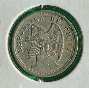 1940 Chile 10 Centavos Condor Coin KM#166 Copper-Nickel Bird 🇨🇱 Bulk Discount - Picture 1 of 3