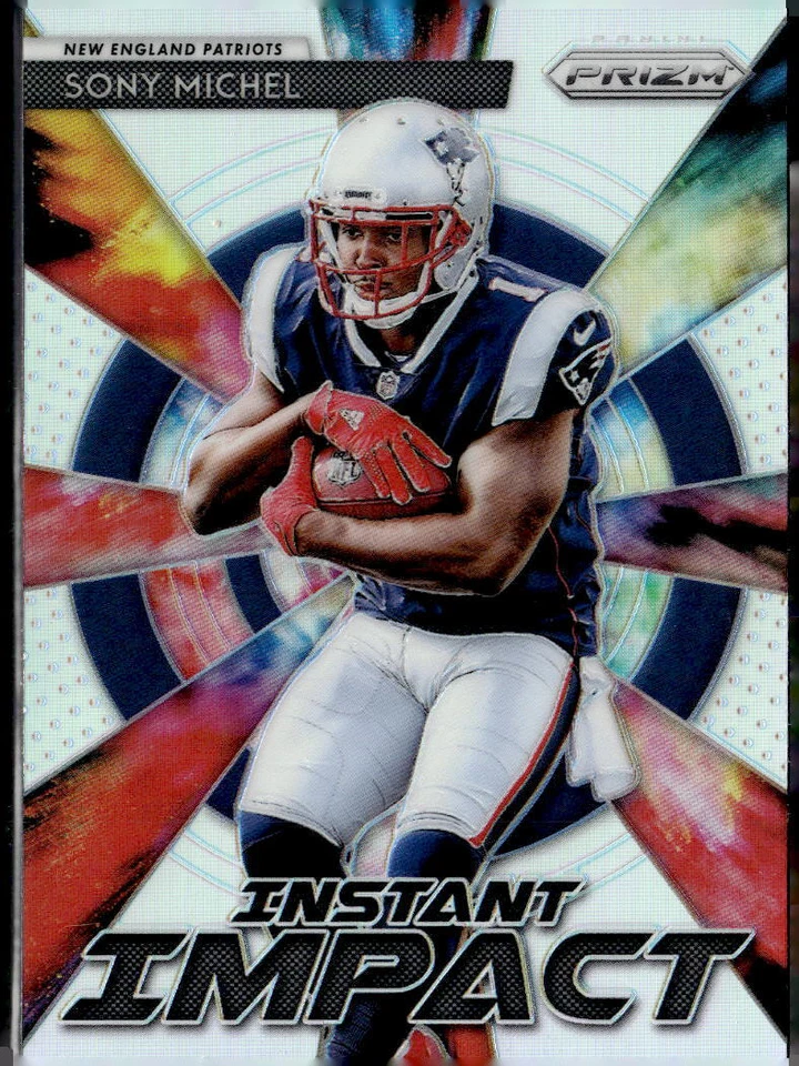 2018 Panini Prizm #II-11 Sony Michel Instant Impact Prizm New England Patriots - Image 1 of 2