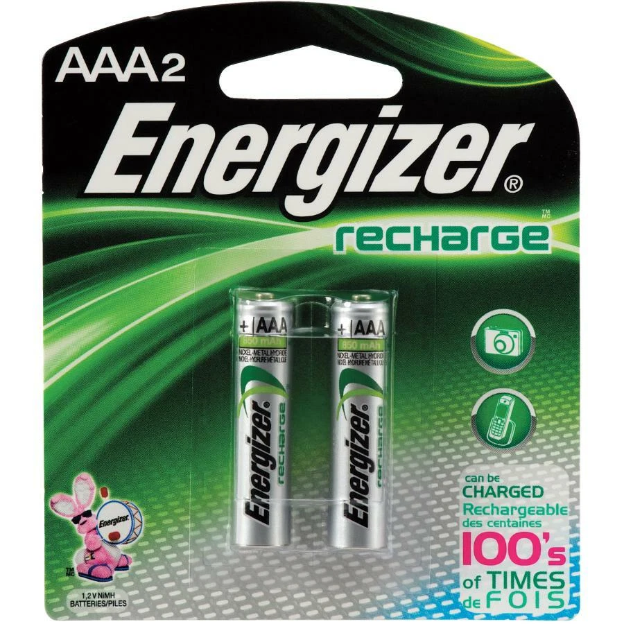 Recharge Power Plus NiMH Rechargeable AAA Batteries - 700 mAH, 2 Pack - Image 1 of 1