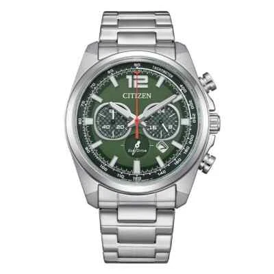 Citizen Eco-Drive Racing Crono Verde  CA4640-50X Nuovo garanzia 5 anni - Immagine 1 di 4