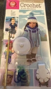 NEW BOYE I TAUGHT MYSELF TO CROCHET 18 INCH DOLL CLOTHES KIT - Picture 1 of 2