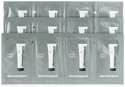 Dermalogica Active Moist Sample Packets (Package of 12) Sealed AUTH - Image 1 of 2