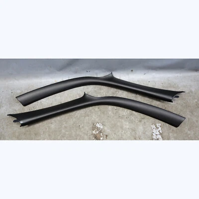 Porsche 997 911 2006-2012 cupé delantero pilar A moldura cubierta par vinilo negro OEM Foto 1 de 4