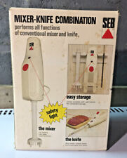 Vintage SEB Mixer-Knife Combination - Open Box Made in France Model 8529