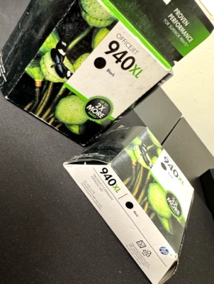 Original HP 940XL schwarze Tintenpatrone 2er-Pack für Officejet 8000 8500 Ablaufdatum 2014 - Bild 1 von 4