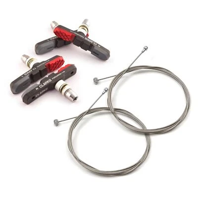Clarks Brake Pads and Inner Wires MTB Bike Hybrid V Brake Elite Blocks X2 pairs - Image 1 of 4