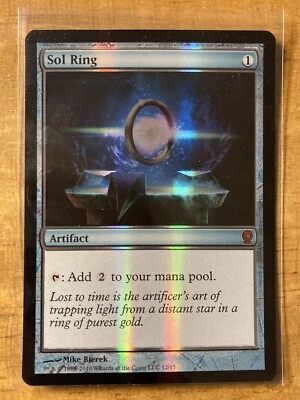 MTG✨SOL RING FOIL✨From the Vault: Relics NM/M RARE Mythic Artifact UNPLAYED MTG - Image 1 of 2