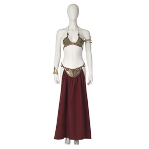Star Wars 6 Princess Leia Slave Uniform Halloween Cosplay Costume - Picture 1 of 9