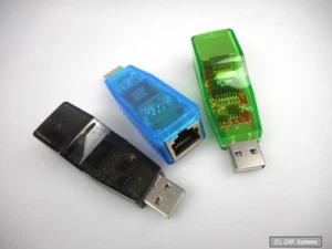 Davicom KH-886, RJ45 Adaptateur USB2.0 vers LAN, Convertisseur Ethernet 10/100Mbit, NEUF. - Photo 1/1