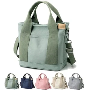 Women's Canvas Tote Bag Crossbody Satchel Bag Nylon Purse Shoulder Bag Hobo Bag - Picture 1 of 17
