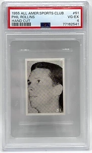 1955 All American Sports Club Basketball #51 Phil Rollins PSA 4 VG-EX - Picture 1 of 2